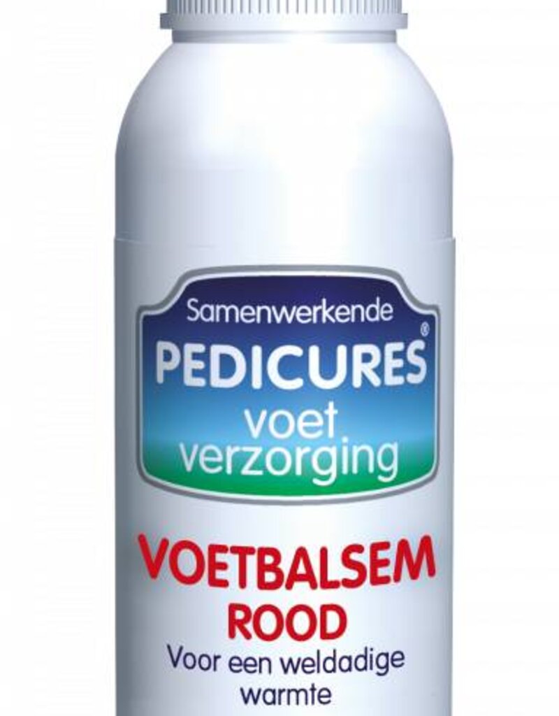 Samenwerkende Pedicures Voetbalsem Rood