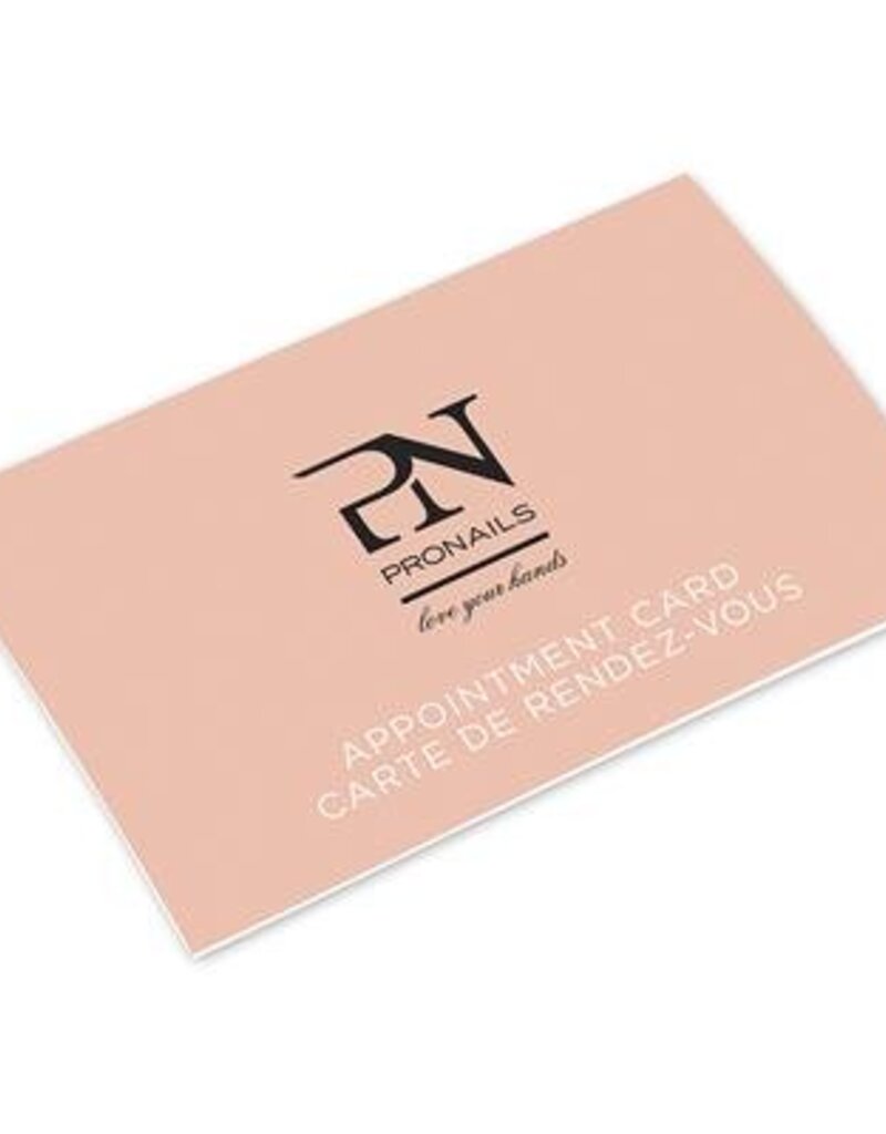 Pronails Appointment cards Eng/Fr