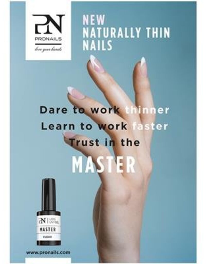 Pronails Poster Master Gel Nails 50 X 70 cm