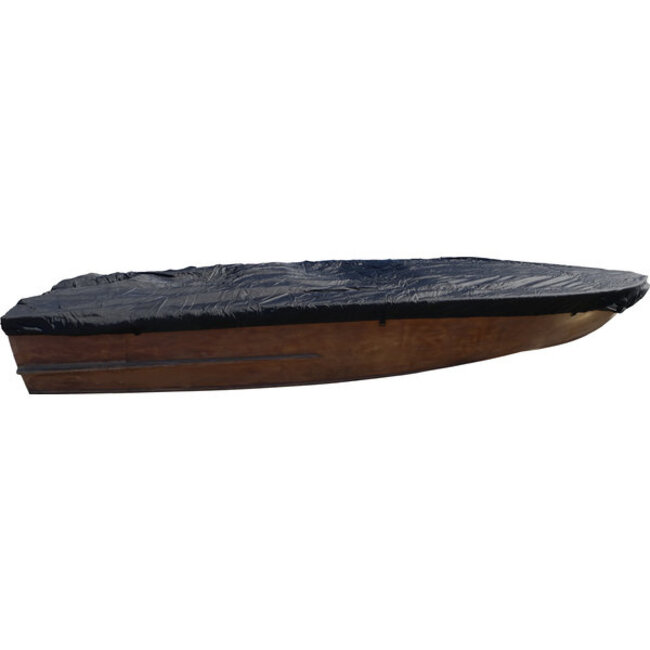 Bootzeil Afdekzeil 600D Luxe 370 - 430 X 175 Zwart