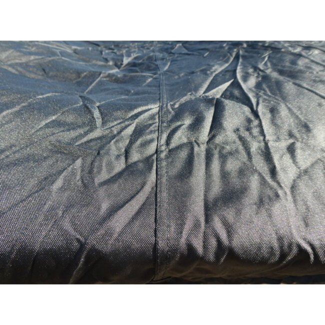 Bootzeil Afdekzeil 600D Luxe 370 - 430 X 175 Zwart