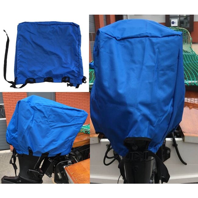 Afdekhoes Buitenboordmotor 600D Blauw 150-300 pk (86 X 58 X 78)