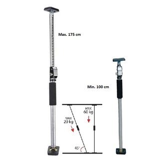 Cargokeeper / Telescopische steun / Stempel / Montagesteun 100 tot 175 cm