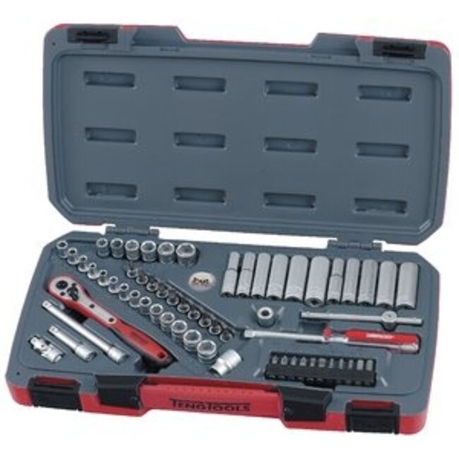 Teng Tools 1/4 doppenset 60 delig Engelse maten