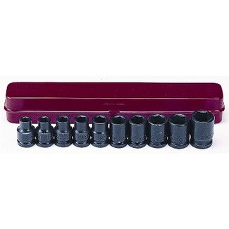 Force Krachtdoppen set 1/2" kort 10 delig