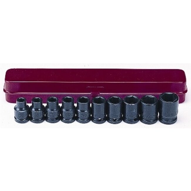Force Krachtdoppen set 1/2" kort 10 delig