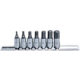 Force Inbus doppenset 1/4 - 7 delig