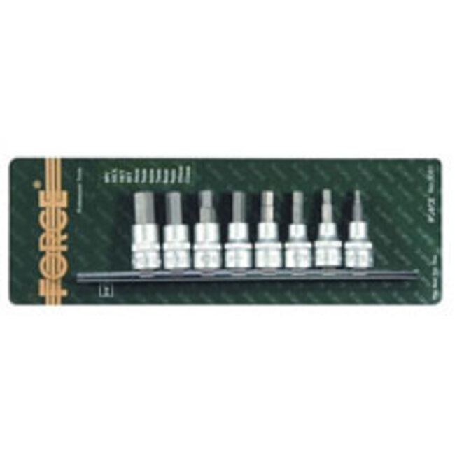 Force Inbus doppenset 3/8 - 8 delig (art. 3075)