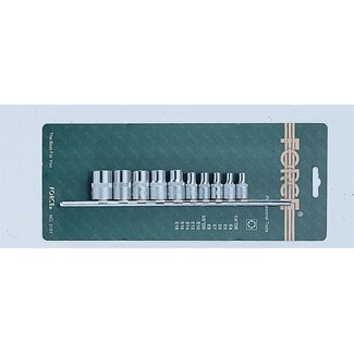 Force Torx doppen 3/8 - 10 delig