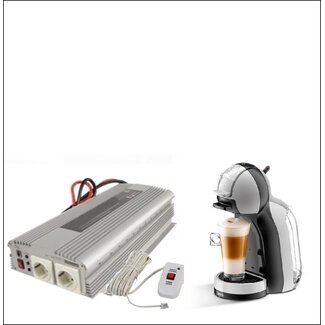 Dolce Gusto Campeo Truck en Omvormer 12V of 24V-230V 1000/1200W Incl. Afst.bed.