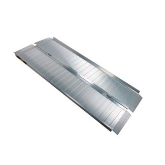 Aluminium (Rolstoel/Scootmobiel) Oprijplaat (opvouwbaar) 184 cm lang x 74,5 cm breed