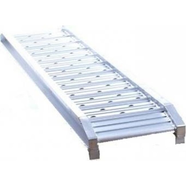 Set Aluminium Oprijplaten 185 cm lang x 45 cm breed - max. 1800 kg per set