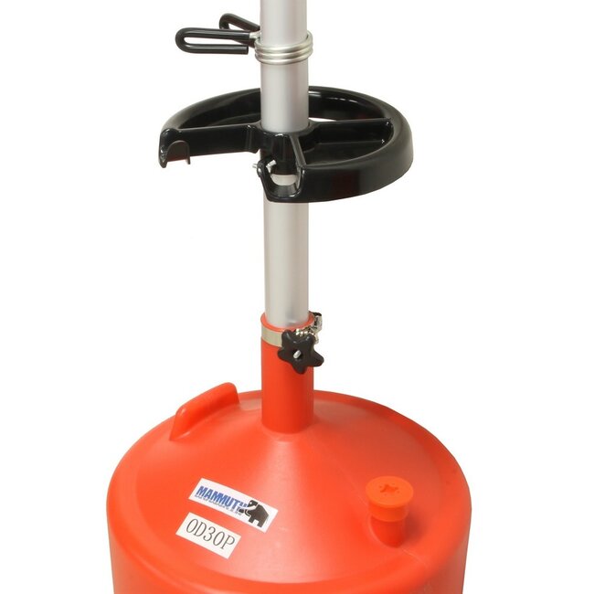 Olie opvangbak kunststof - verrijdbaar - 30 liter