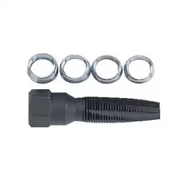 Spark plug rethreader set / Bougiegat Schroefdraad reparative set - 5 delig