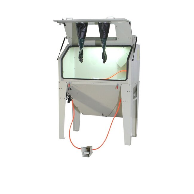 Straalcabine / Straalkast - inhoud 420 liter - Met extra grote voorklep