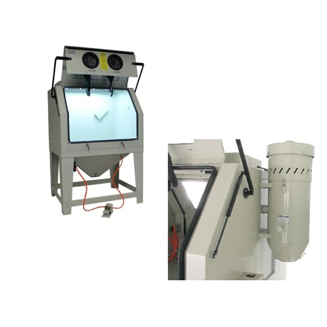 Straalcabine / straalkast - inhoud 990 liter