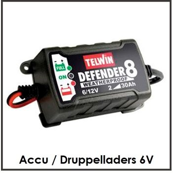 Accu / Druppelladers 6V