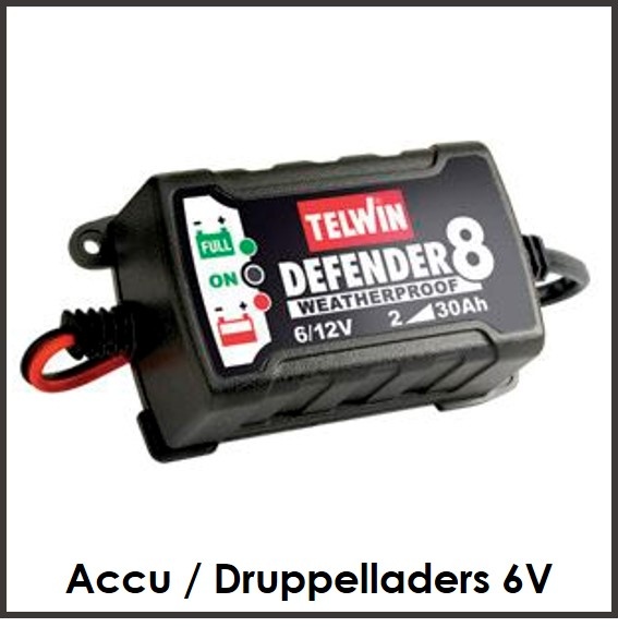 Accu / Druppelladers 6V