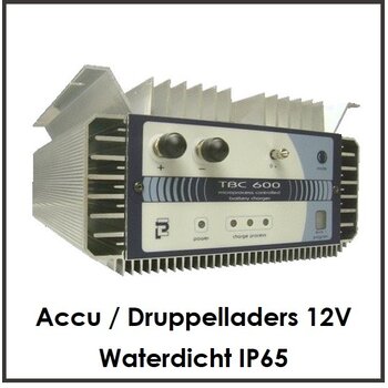 Accu / Druppelladers 12V - Waterdicht IP65