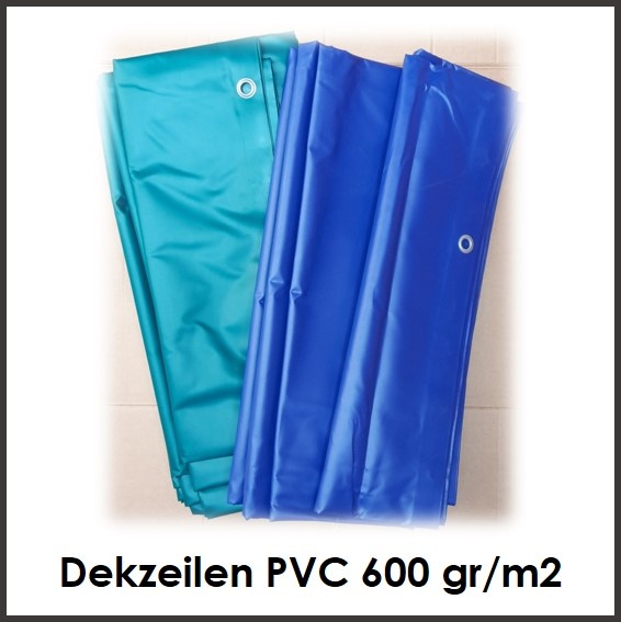 Dekzeilen PVC 600 gr/m2