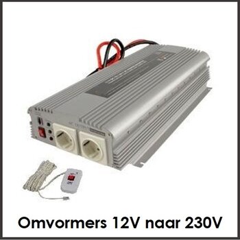 Omvormers 12V naar 230V