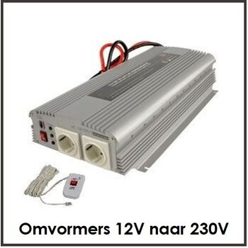 Omvormers 12V naar 230V