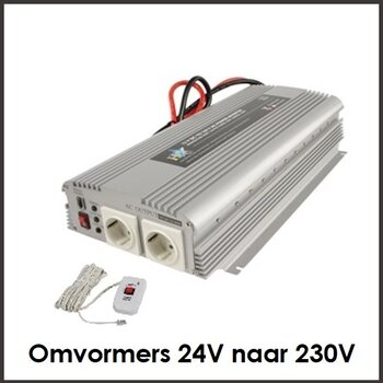 Omvormers 24V naar 230V