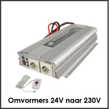 Omvormers 24V naar 230V