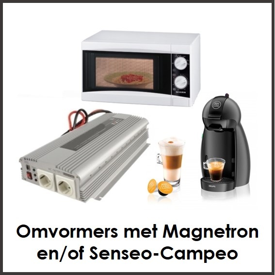 Combi Deals - Omvormer+ Magnetron + Senseo Campeo