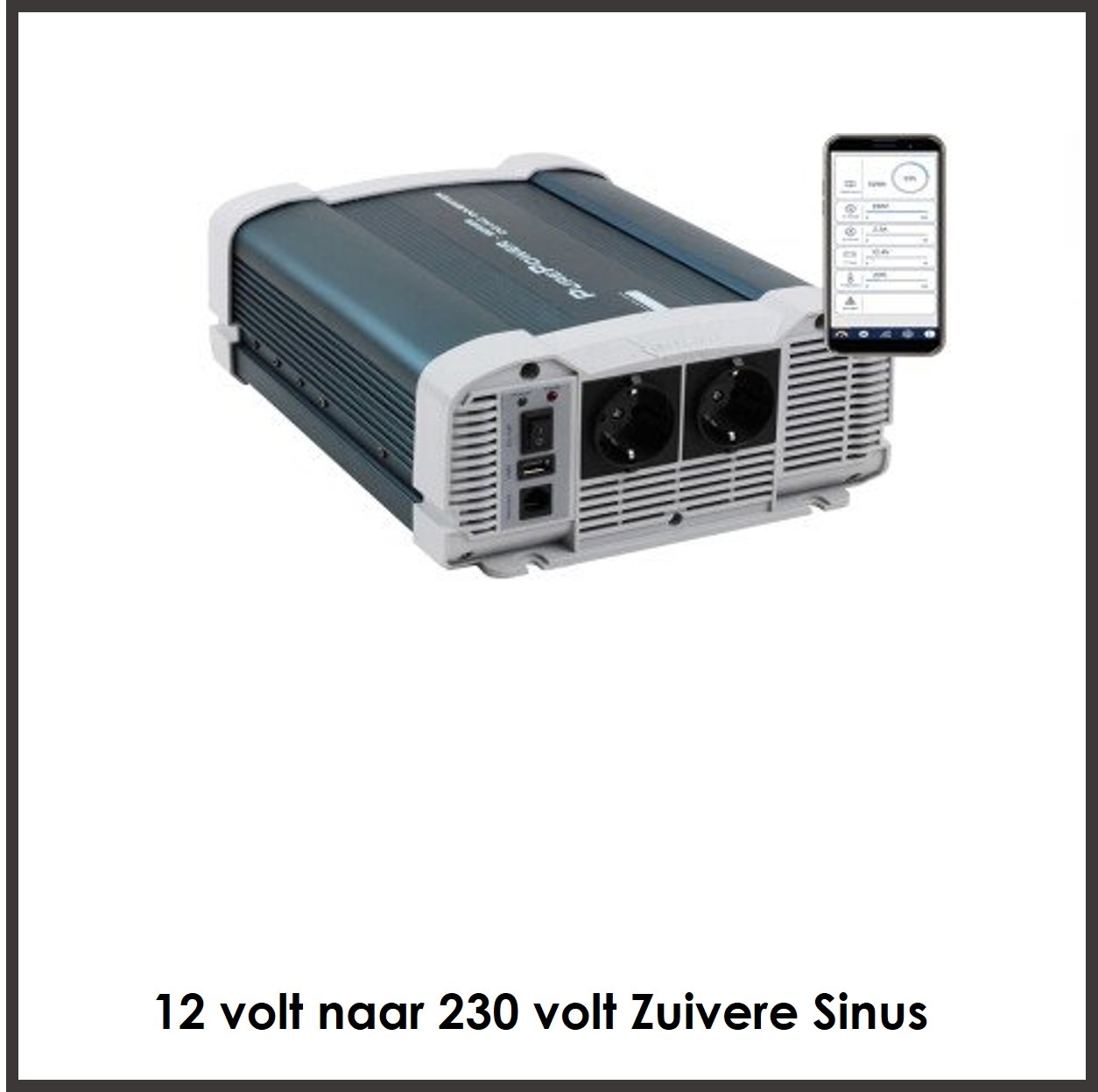 Zuivere Sinus Omvormers 12V naar 230V - PurePower