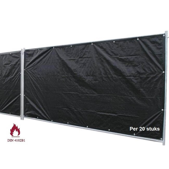 PE Hekwerkkleed - 1,76x3,41 - NVO (brandwerend) per 20 stuks
