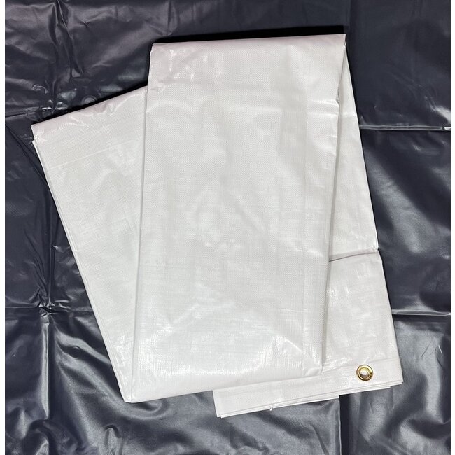 Dekzeil PE 250gr/m2 - 10 x 20 mtr & UV Coating