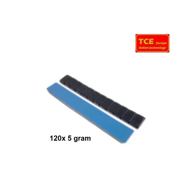 Balanceer gewicht / Plakgewicht 5 gram - 120 stuks (Zilver of Zwart)