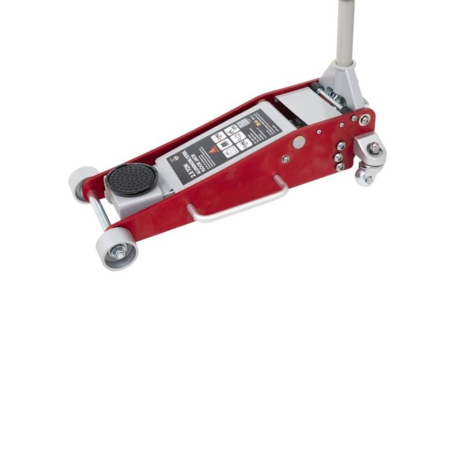 Garagekrik 2,5 Ton - Aluminium/Staal Laag model - Dubbele plunjer