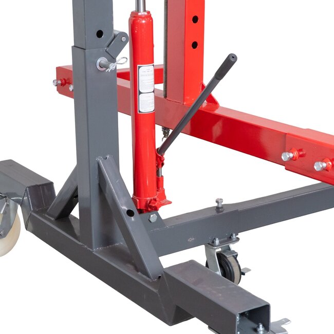 Kantelbrug carrosserie 360° 2 ton mobiel wielen 200 mm MW Tools