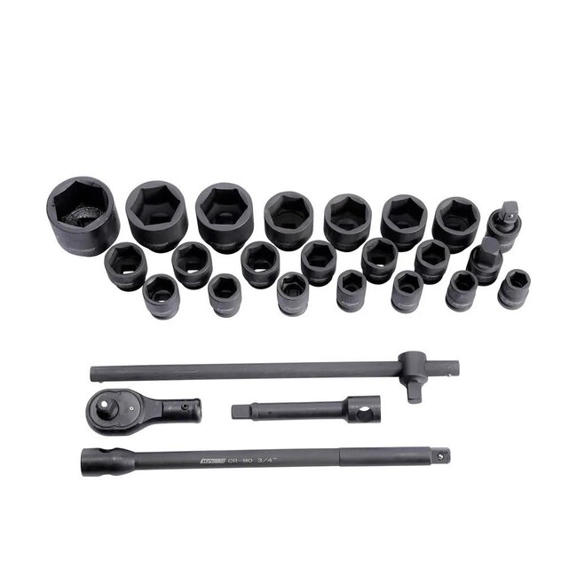 Doppendoos Impact 3/4 en 1 Inch - 26 delig - ENGELS / INCH