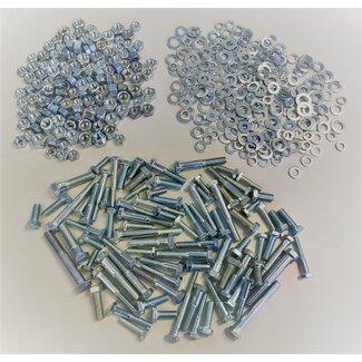 Engelse Bouten en Moeren set - 450 delig - UNF