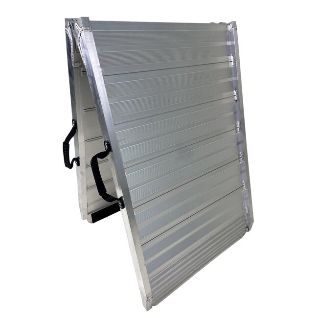 Oprijplaat Aluminium - 213,5 x 110cm - Opvouwbaar - max. 400 kg