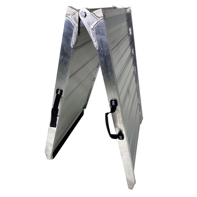 Oprijplaat Aluminium - 213,5 x 110cm - Opvouwbaar - max. 400 kg