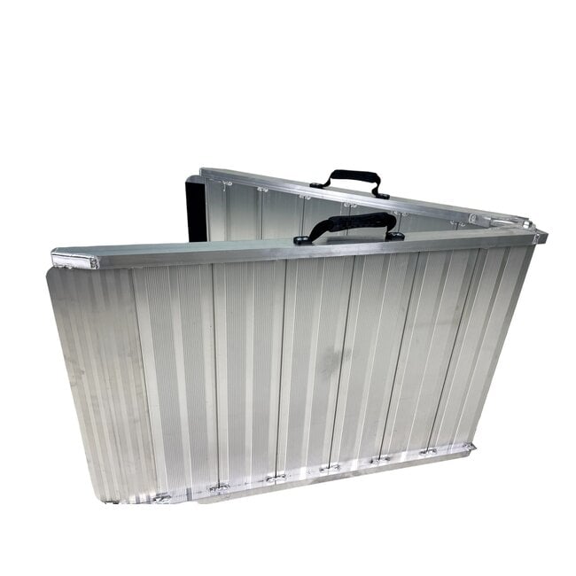 Oprijplaat Aluminium - 213,5 x 110cm - Opvouwbaar - max. 400 kg