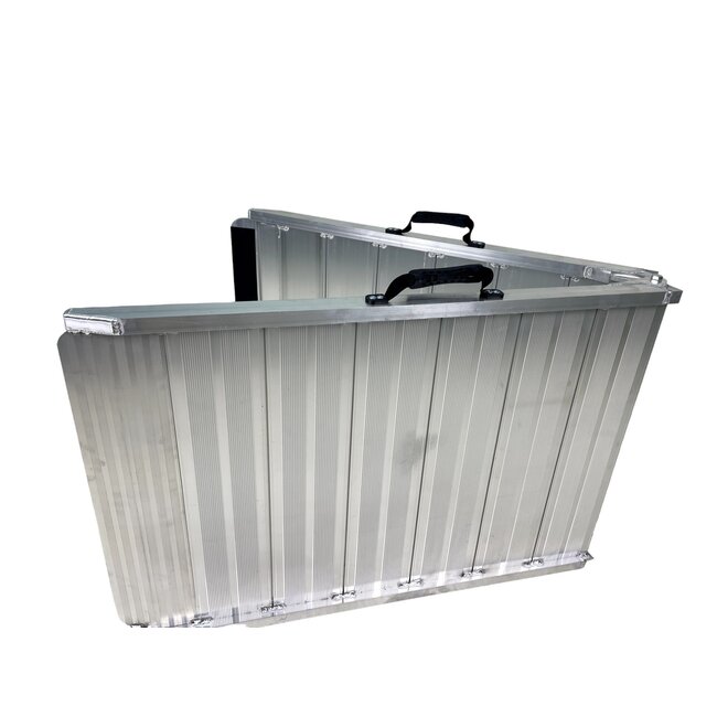 Oprijplaat Aluminium 213,5 x 70 cm. Opvouwbaar -  Max. 400 kg