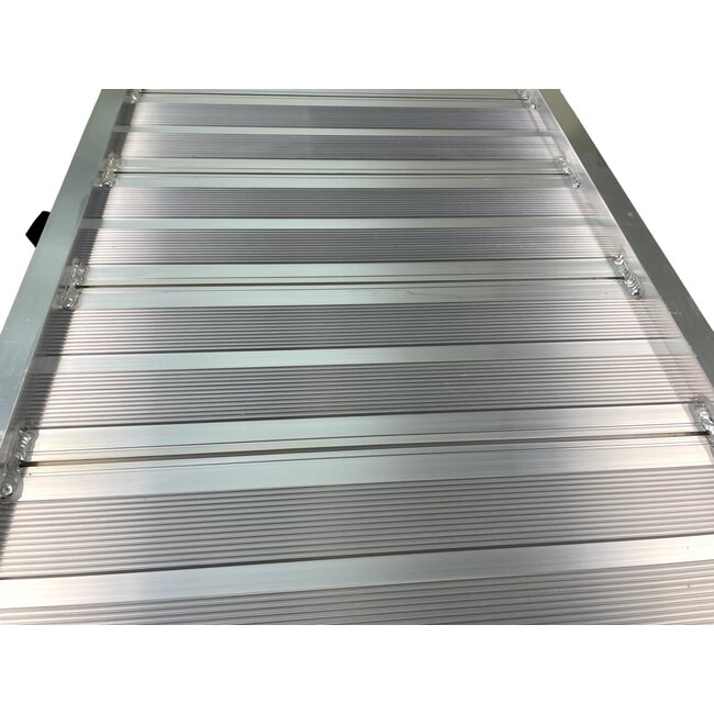 Oprijplaat Aluminium - 213,5 x 50 cm - Inklapbaar -  max. 400 kg