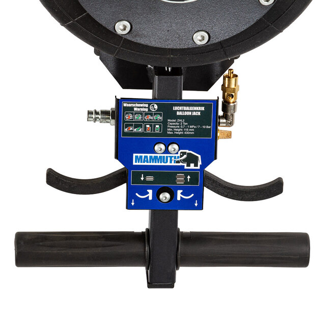 Luchtbalgkrik 2 traps 2 ton