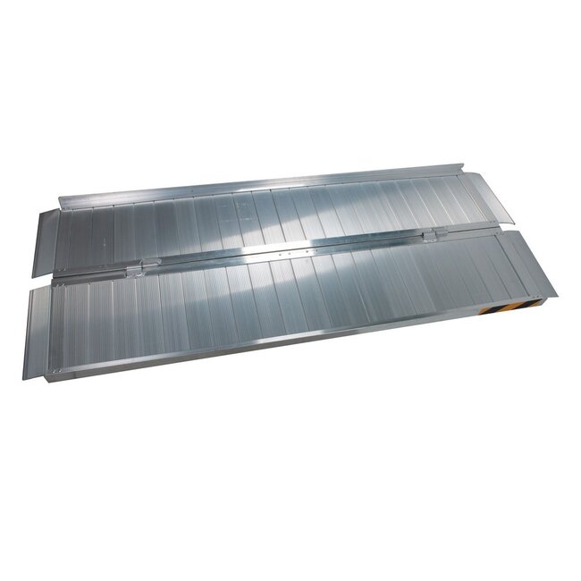 Aluminium (Rolstoel/Scootmobiel) Oprijplaat (opvouwbaar) 184 cm lang x 74,5 cm breed