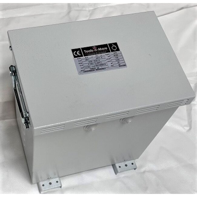 Transformator 230V IN naar 400V UIT - in kast - 13 kW (Omkeerbaar)