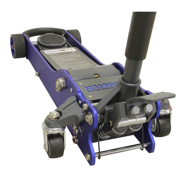 Garagekrik 2 Ton - Aluminium/Staal Laag model - Dubbele plunjer - Quick lift