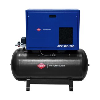 Stille compressor APZ 500-200 10 bar 4 pk/3 kW 378 l/min 200 ltr