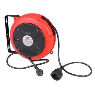 Kabelhaspel automatisch 230V 10mtr 3x1.5mm2 Kabelhaspel automatisch 230V 10mtr 3x1.5mm2