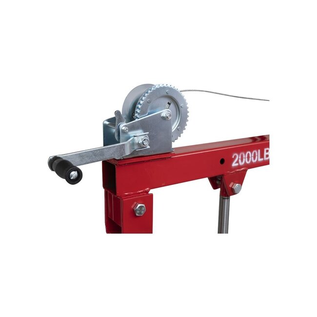 Aanhangerkraan (hoog) max. 900 kg en lier