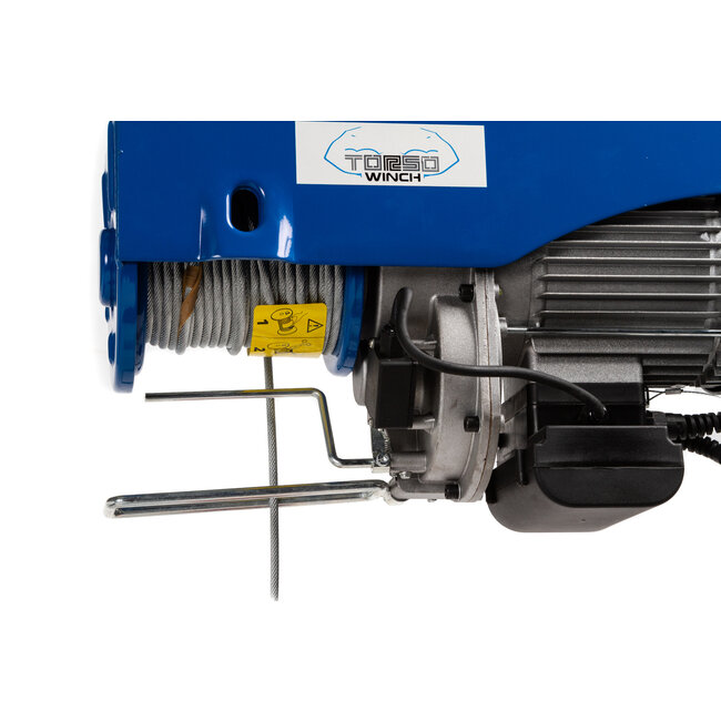 Elektrische takel 500 - 990 kg. hefvermogen - Hijshoogte 18 meter - CE